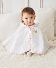 MIKI HOUSE HOT BISCUITS 【70-90cm】 パイル素材 おでかけポンチョ