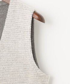 JOSEPH ABBOUD 【キングサイズ・イタリア糸使用/洗える】メリノブレンドモール ニット ベスト