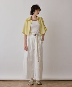 GRACE CONTINENTAL ストレッチワイドパンツ