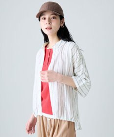 ANY 【新色追加】ヨーロピアンリネンハーフスリーブシャツ