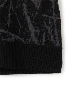 JOSEPH HOMME フォレストジャガードブロック　クルーネックニット