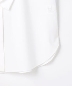 組曲 【KUMIKYOKU NAVY】コットンタッチシャーティングラッフルフレア ブラウス