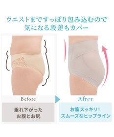 BRADELIS New York 【Yukine inc. 】ゆきねえモアソフト快適ショーツ23  蒸れにくい補正ショーツ