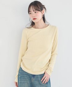 earth music&ecology サイドギャザープルオーバー