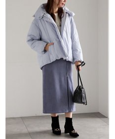 Te chichi スエードサイドZIPスカート