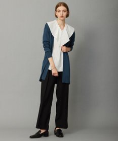 ICB L 【UVケア・洗える】ウール2WAYストレッチ ワイドストレートパンツ