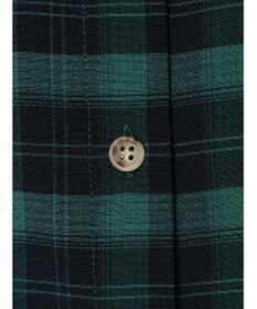 Green Parks ＥＧＯＩＳＴ　チェックロゴシャツチュニック