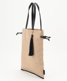 自由区 ナイロン巾着サブトート バッグ