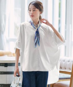 Tiaclasse 【洗える】ワイドスリーブドルマンブラウス