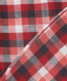 JOSEPH ABBOUD 【麻100％】リネンチェック シャツ