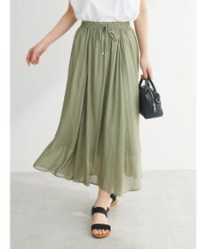 Green Parks サラフレギャザースカート