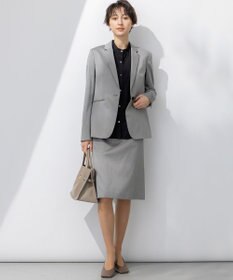 23区 S 【セットアップ対応/洗える】ストレッチシャンブレー テーラードジャケット