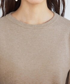 Tiaclasse L 【洗える】タックベルスリーブニットチュニック