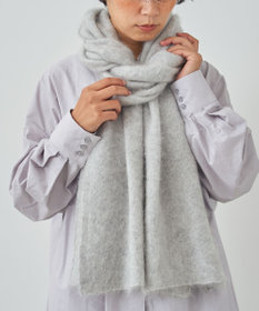 AND WOOL 【ファー加工】カシミヤ100％のストール