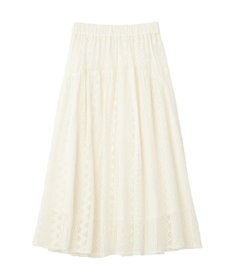 Green Parks ラウンド切替インドコットンレーススカート