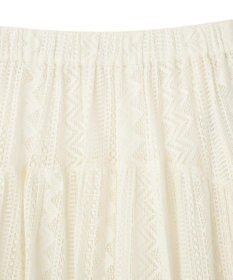 Green Parks ラウンド切替インドコットンレーススカート