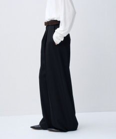 ATON WOOL GABARDINE | ワイドパンツ
