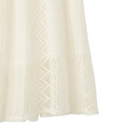 Green Parks ラウンド切替インドコットンレーススカート