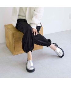 MODE ET JACOMO <noyau>センターライン厚底サボサンダル