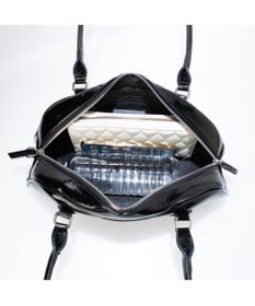 UNBILLION カシュカシュ cachecache / 横長エナメルボストン