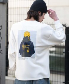 WEGO 【ユニセックス着用ITEM/MLサイズ展開】ガールプリントT（LS）