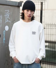 WEGO 【ユニセックス着用ITEM/MLサイズ展開】ガールプリントT（LS）