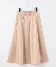 Feroux 【洗える】シャイニーフレアスカート