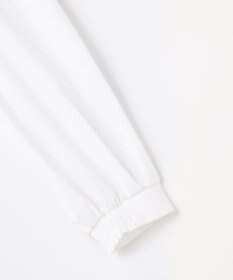 組曲 【KUMIKYOKU NAVY】コットンタッチシャーティングラッフルフレア ブラウス