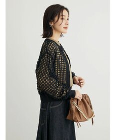 Green Parks ・ＳＵＧＡＲ　ＳＰＯＯＮ　ハナレースカーディガン