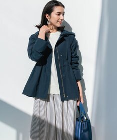 組曲 L 【フード取り外し可】2WAYショート丈ライトアウター