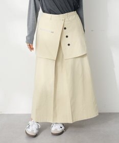 CRAFT STANDARD BOUTIQUE オーバーラップスカート