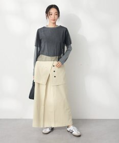 CRAFT STANDARD BOUTIQUE オーバーラップスカート