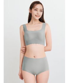 WACOAL 【GOCOCi ゴコチ】 ノンワイヤーブラ ハーフトップ まるでつけていないような着ごこち ムレにくい フラット仕上げ ホックなし CGG510 /ワコール