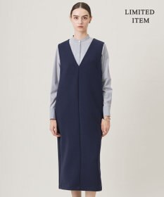 ICB L 【WEB限定・洗える】 コンパクトダブルフェイス ジャンパースカート