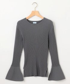 組曲 【WEB限定】ELENAフレアスリーブ リブニット