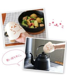 Mother garden しろたん 顔ぼん シリコンミトン 鍋つかみ ミトン