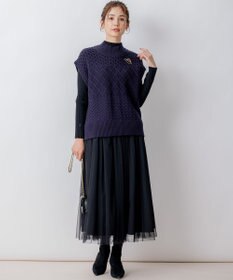 組曲 S 【WEB限定】バルキーニット ベスト