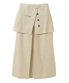 CRAFT STANDARD BOUTIQUE オーバーラップスカート