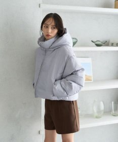 earth music&ecology 2wayパファー ショートブルゾン