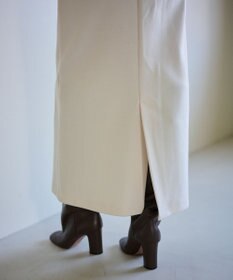 #Newans 【洗濯機可能/セットアップ】ナローシルエットエアリースカート