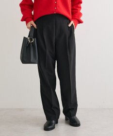 Green Parks あったか裏起毛きれいシルエットパンツ