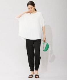 ICB 【洗える】 キュプラナイロンストレッチ ジョグパンツ