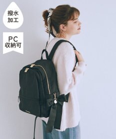 Maison de FLEUR 撥水加工ポケットリボンリュック