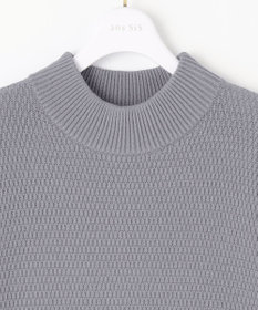 ANY SIS 【洗える】バスケット編み切替えニット ワンピース