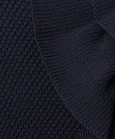 組曲 【WEB限定】  シアーニットフリルパーカー