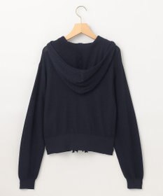 組曲 【WEB限定】  シアーニットフリルパーカー