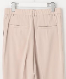 自由区 【XSサイズ～/洗える】ダブルフェイススーティング テーパードパンツ