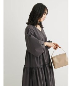 Green Parks ・ＥＬＥＮＣＡＲＥ　ＤＵＥ　ドロストティアードワンピース