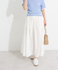 CRAFT STANDARD BOUTIQUE インド綿サイドタック切り替えスカート