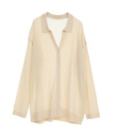 earth music&ecology スキッパールーズカーディガン